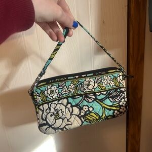 Floral Patterned wrislet/mini bag